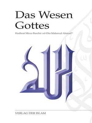 cover image of Das Wesen Gottes